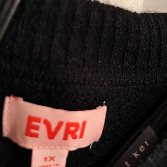 Evri Houndstooth Plus Size Sweater Sz 1X - Picture 6 of 6